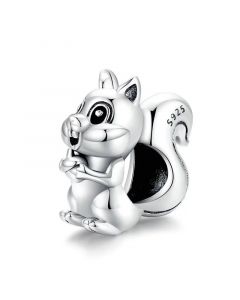 Charms for Bracelet,For Pandora Charm Bracelet,Charms for Pandora Bracelet,Cute Squirrel Charm,925 Sterling Silver Charms,Fit Pandora Charms