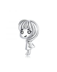 Charms for Bracelet,Charms for Pandora Bracelet,For Pandora Charm Bracelet,Little Girl Charm,925 Sterling Silver Charms,Fit Pandora Charms