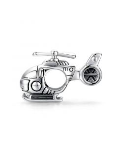 Charms for Pandora Bracelet,Vintage Little Helicopter Charm,Charms for Bracelet,Fit Pandora Charms,925 Sterling Silver Charms