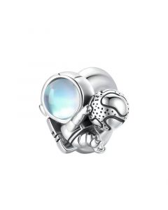 Space Walk Astronaut Charm,Fit Pandora Charms,Charms for Pandora Bracelet,925 Sterling Silver Charms,Charms for Bracelet