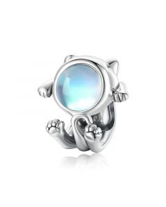 Fit Pandora Charms,For Pandora Charm Bracelet,Space Cat Charm,Charms for Bracelet,Charms for Pandora Bracelet,925 Sterling Silver Charms