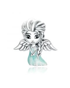 Charms for Bracelet,Snow Fairy Angel Charm,Fit Pandora Charms,Charms for Pandora Bracelet,925 Sterling Silver Charms