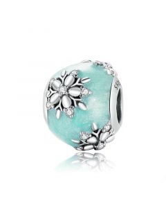 Charms for Pandora Bracelet,Charms for Bracelet,925 Sterling Silver Charms,Shiny Snowflake Charm,Fit Pandora Charms