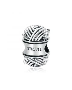 Fit Pandora Charms,Ball of Yarn CZ MOM Charm,925 Sterling Silver Charms,Charms for Pandora Bracelet,Charms for Bracelet