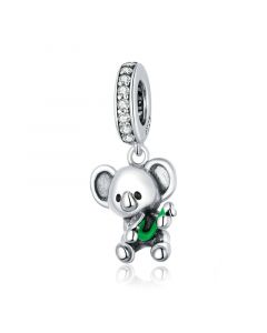 Fit Pandora Charms,Koala with Saxophone Pendant Charm,Charms for Pandora Bracelet,925 Sterling Silver Charms,Charms for Bracelet