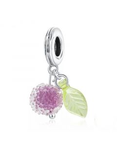 Charms for Pandora Bracelet,925 Sterling Silver Charms,Resin Fruit Pendant Dangle Charm,Charms for Bracelet,Fit Pandora Charms