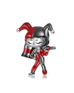 Elk Clown Enamel Charm,Charms for Bracelet,Fit Pandora Charms,Charms for Pandora Bracelet,925 Sterling Silver Charms