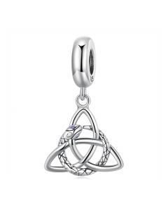 Fit Pandora Charms,Celtic Symbol Snake Pendant Charm,Charms for Pandora Bracelet,Charms for Bracelet,925 Sterling Silver Charms