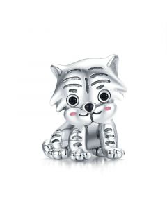 Charms for Bracelet, Little Tiger Bead Charm, 925 Sterling Silver Charms, Fit Pandora Charms, Charms for Pandora Bracelet