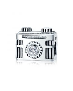925 Sterling Silver Charms, Fit Pandora Charms, Charms for Bracelet, Retro Snapshots Camera Charm, Charms for Pandora Bracelet