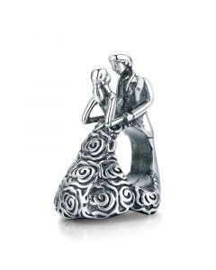 Wedding Party Romantic Dance Charm, 925 Sterling Silver Charms, Fit Pandora Charms, Charms for Pandora Bracelet, Charms for Bracelet