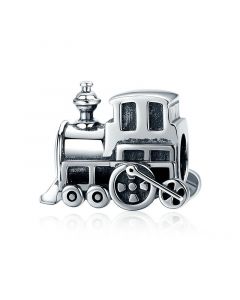 Charms for Bracelet, Fit Pandora Charms, 925 Sterling Silver Charms, Vintage Locomotive Train Car Charm, Charms for Pandora Bracelet