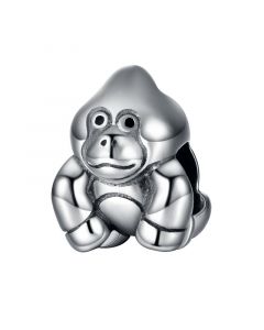 Charms for Bracelet, Charms for Pandora Bracelet, 925 Sterling Silver Charms, Fit Pandora Charms, Cute Gorilla Bead Charm