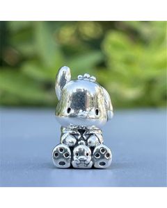 Fit Pandora Charms, Cartoon Dog Bead Charm, Charms for Bracelet, 925 Sterling Silver Charms, Charms for Pandora Bracelet