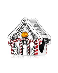 Charms for Pandora Bracelet, Fit Pandora Charms, Cozy Igloo Christmas Bead Charm, 925 Sterling Silver Charms, Charms for Bracelet
