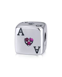 Charms for Pandora Bracelet, 925 Sterling Silver Charms, Charms for Bracelet, Fit Pandora Charms, Luck Cube Dice Charm
