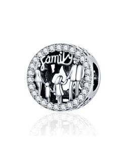 Charms for Pandora Bracelet, 925 Sterling Silver Charms, For Pandora Charm Bracelet, Fit Pandora Charms, My Family Charm