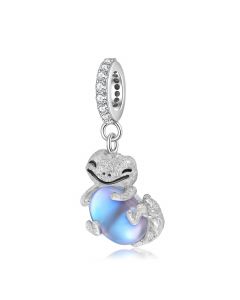 Adorable Gecko Charm, Charms for Pandora Bracelet, 925 Sterling Silver Charms, Fit Pandora Charms, Charms for Bracelet
