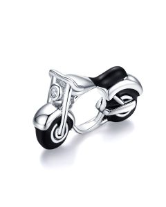 Modern Motorcycle Charm, 925 Sterling Silver Charms, Fit Pandora Charms, Charms for Pandora Bracelet, Charms for Bracelet