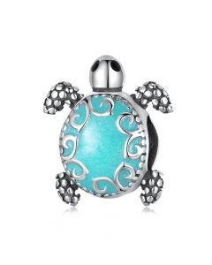 Fit Pandora Charms, Turquoise Sea Turtle Charm, 925 Sterling Silver Charms, Charms for Pandora Bracelet, Charms for Bracelet
