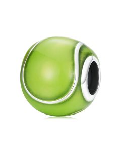 Tennis Ball Charm, Charms for Bracelet, Fit Pandora Charms, 925 Sterling Silver Charms, Charms for Pandora Bracelet