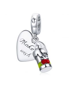 For Pandora Charm Bracelet, Make Wish Charm, Charms for Pandora Bracelet, Charm for Bracelet, Fit Pandora Charms, 925 Sterling Silver Charms