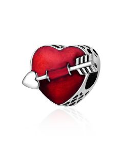Charms for Bracelet, Charms for Pandora Bracelet, Fell in Love Charm, 925 Sterling Silver Charms, Fit Pandora Charms