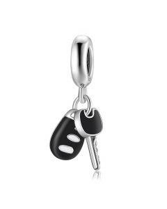 925 Sterling Silver Charms, For Pandora Charm Bracelet, Fit Pandora Charms, Charms for Bracelet, Charms for Pandora Bracelet, Car Key Charm