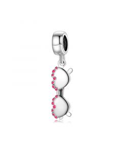 Charms for Pandora Bracelet, Cool Glasses Charm, Charms for Bracelet, Fit Pandora Charms, 925 Sterling Silver Charms