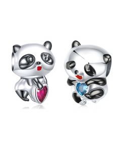 Charms for Bracelet, Charms for Pandora Bracelet, 925 Sterling Silver Charms, Cute Baby Panda Charm, Fit Pandora Charms