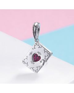 Forever Love Diary Book CharmFor Pandora Charm Bracelet, Fit Pandora Charms, Charms for Pandora Bracelet, 925 Sterling Silver Charms