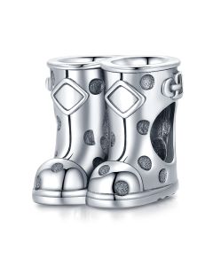 Mini Boots Charm, 925 Sterling Silver Charms, For Pandora Charm Bracelet, Charms for Pandora Bracelet, Fit Pandora Charms