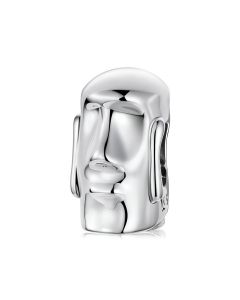 Moai Statues Charm, Easter Island Heads Charm, 925 Sterling Silver Charms, Fit Pandora Charms, Charms for Pandora Bracelet