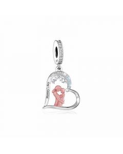 Mummy Holding Baby Charm, Charms for Pandora Bracelet, For Pandora Charm Bracelet, 925 Sterling Silver Charms, Fit Pandora Charms