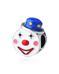 Smile Clown Charm, Charms for Pandora Bracelet, Fit Pandora Charms, 925 Sterling Silver Charms, For Pandora Charm Bracelet