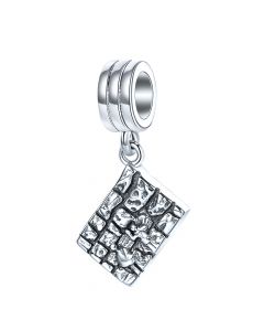 The Western Wall Charm, The Wailing Wall Charm, Dangle Charm, Fit Pandora Charms, Charms for Pandora Bracelet, 925 Sterling Silver Charms