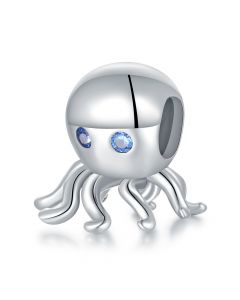 Octopus Charm, 925 Sterling Silver Charms, Fit Pandora Charms, Charms for Pandora Bracelet, For Pandora Charm Bracelet