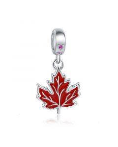 Maple Leaf Charm, Charms for Pandora Bracelet, Fit Pandora Charms, For Pandora Charm Bracelet, 925 Sterling Silver Charms