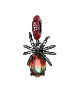 Black Spider Charm, Fit Pandora Charms, For Pandora Charm Bracelet, 925 Sterling Silver Charms, Charms for Pandora Bracelet