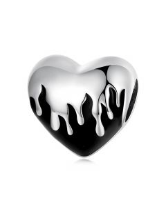 Burning Love Charm, Fit Pandora Charms, 925 Sterling Silver Charms, For Pandora Charm Bracelet, Charms for Pandora Bracelet