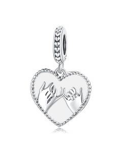 Promise of Love Charm, Fit Pandora Charms, 925 Sterling Silver Charms, Charms for Pandora Bracelet, For Pandora Charm Bracelet