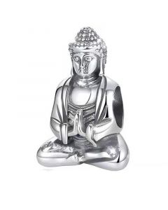 Buddha Charm, Fit Pandora Charms, Charms for Pandora Bracelet, 925 Sterling Silver Charms, For Pandora Charm Bracelet