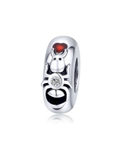 Ant Spacer Charm, Charms for Pandora Bracelet, For Pandora Charm Bracelet, Fit Pandora Charms, 925 Sterling Silver Charms