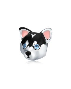 Puppy Dog Head Charm, For Pandora Charm Bracelet, 925 Sterling Silver Charms, Fit Pandora Charms, Charms for Pandora Bracelet