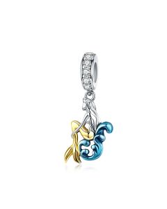 Mermaid Charm, For Pandora Charm Bracelet, Charms for Pandora Bracelet, 925 Sterling Silver Charms, Fit Pandora Charms