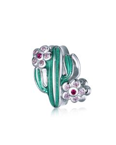 Cactus Charm, 925 Sterling Silver Charms, For Pandora Charm Bracelet, Fit Pandora Charms, Charms for Pandora Bracelet