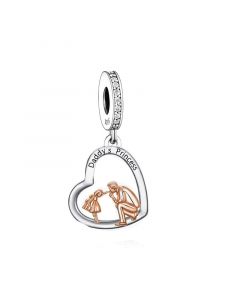 Daddy's Princess Charm, Charms for Pandora Bracelet, Fit Pandora Charms, 925 Sterling Silver Charms, For Pandora Charm Bracelet