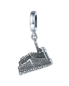 Wailing Wall Charm, Western Wall Charm, Jerusalem Kotel Charm, Charms for Pandora Bracelet, Fit Pandora Charms, 925 Sterling Silver Charms