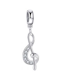 Music Note Charm, For Pandora Charm Bracelet, Fit Pandora Charms, Charms for Pandora Bracelet, 925 Sterling Silver Charms