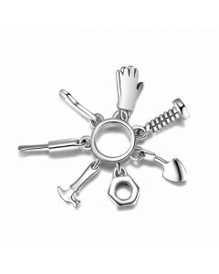 Tools Charm, Hammer Charm, Screwdriver Charm, Screw Charm, Wrench Charm, Fit Pandora Charms, Charms for Pandora Bracelet